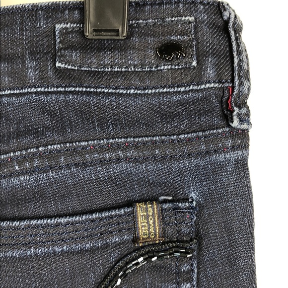 Buffalo David Bitton Dark Indigo Stretch Flared Jeans (B4) - Picture 7 of 13